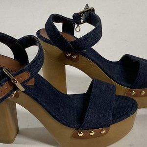 Guess Chunky High Heels - Size 6.5    4" inch Heels #597